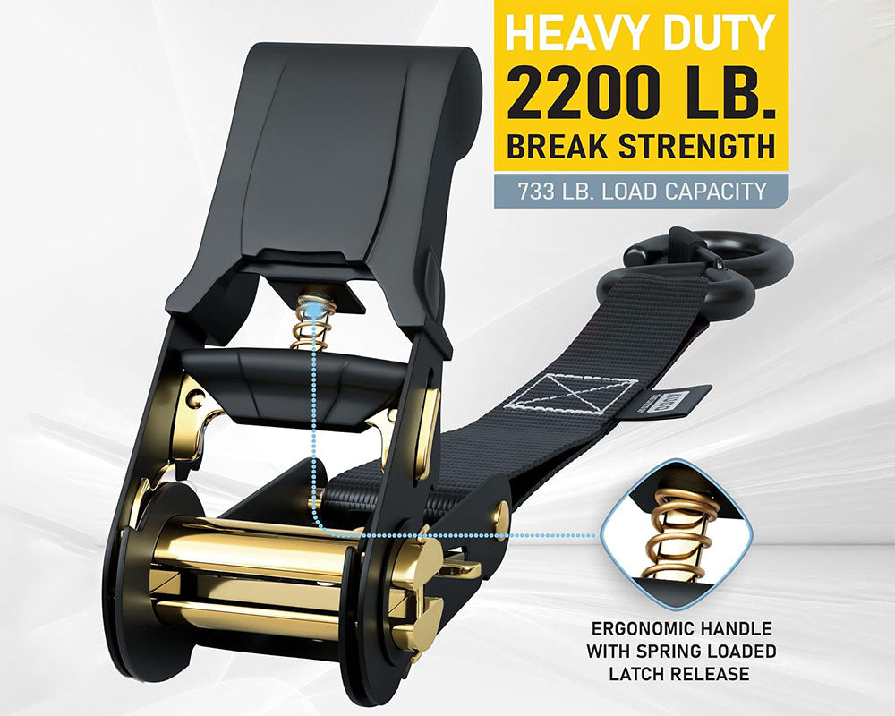 Tie Down Straps Heavy Duty Ratchet Straps