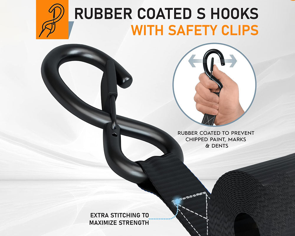 Tie Down Straps Heavy Duty Ratchet Straps