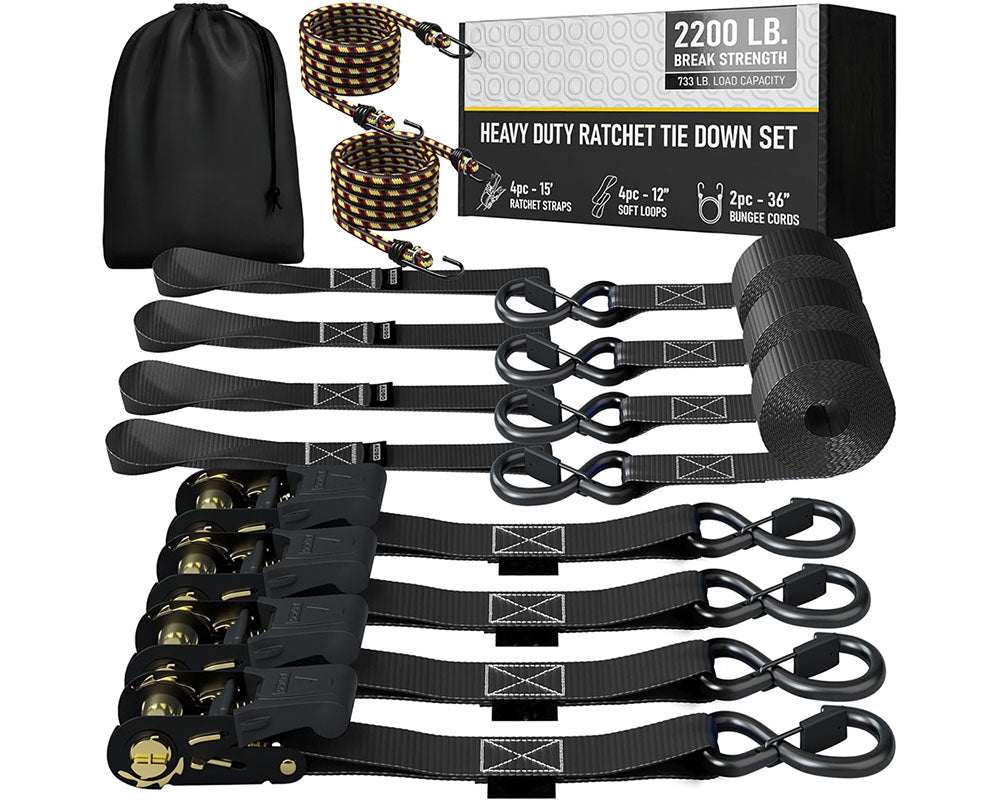 Tie Down Straps Heavy Duty Ratchet Straps