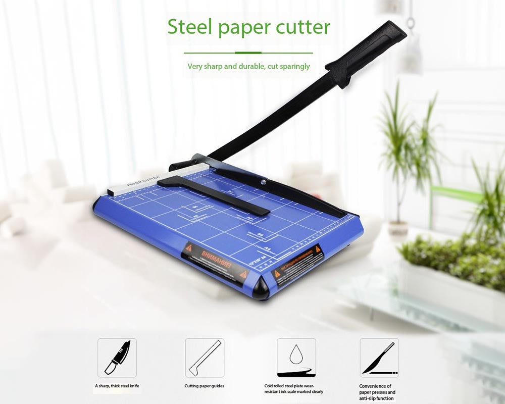 A3 Paper Cutter Trimmer – 18" Cutting Capacity, 12-Sheet Capacity Paper Cutter