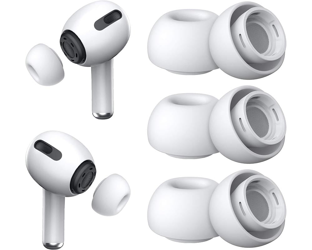 Replacement Ear Tips for AirPods Pro & AirPods Pro 2nd Generation – Silicone Ear Tips with Noise Reduction & Storage Box