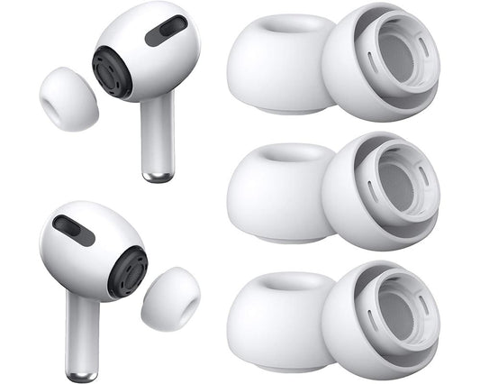 Replacement Ear Tips for AirPods Pro & AirPods Pro 2nd Generation – Silicone Ear Tips with Noise Reduction & Storage Box