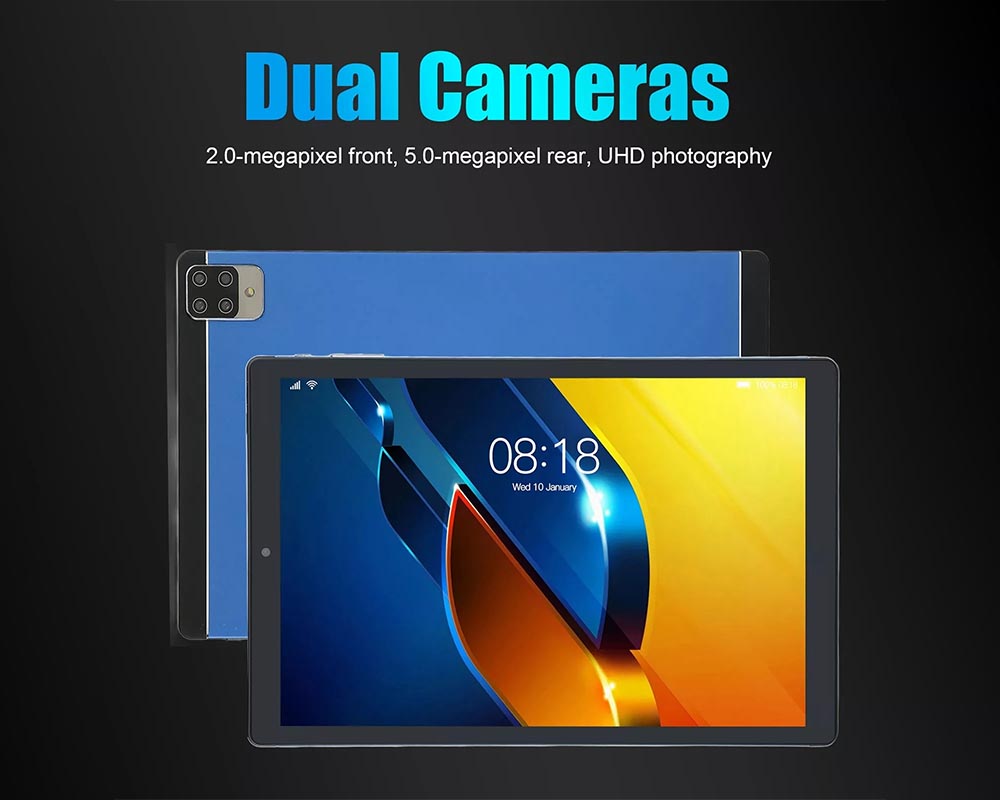 10.1 Inch Android Tablet for Kids - 1GB RAM + 16GB ROM with HD IPS Screen, Front & Rear Camera, 3000mAh Battery