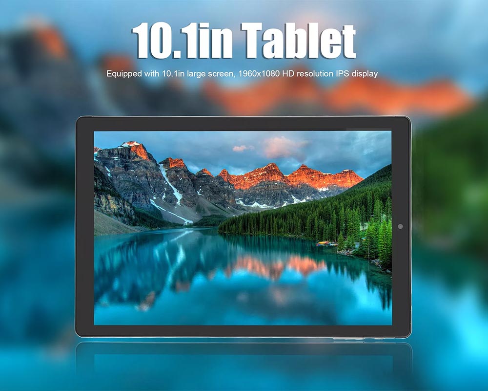 10.1 Inch Android Tablet for Kids - 1GB RAM + 16GB ROM with HD IPS Screen, Front & Rear Camera, 3000mAh Battery