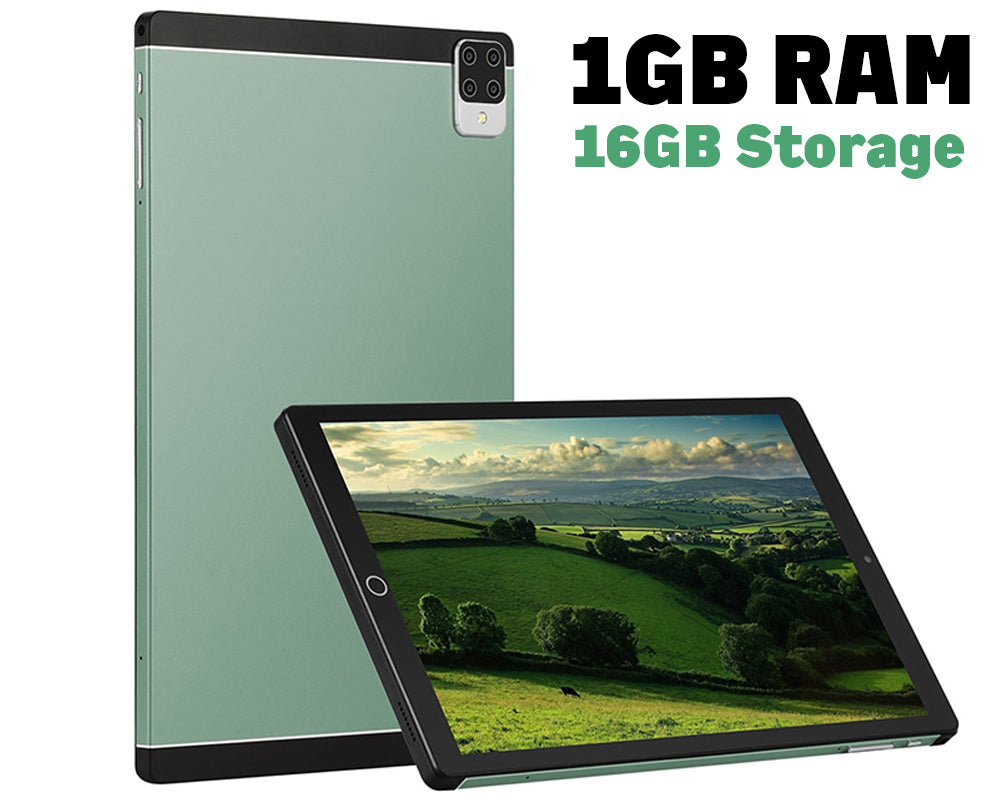 10.1 Inch Android Tablet for Kids - 1GB RAM + 16GB ROM with HD IPS Screen, Front & Rear Camera, 3000mAh Battery