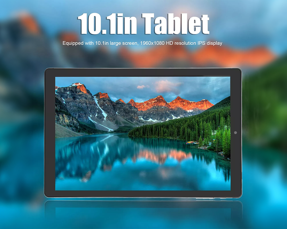 10.1 Inch Android Tablet for Kids - 1GB RAM + 16GB ROM with HD IPS Screen, Front & Rear Camera, 3000mAh Battery