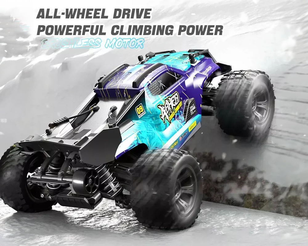 4WD RC Off-Road Monster Truck – High-Speed 50Km/h Remote Control Car