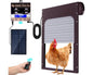 Chicken Coop Door Automatic Run - Solar Powered with Timer, Light Sensor, Remote Control, and Manual Modes