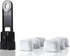 6-Pack Replacement Charcoal Water Filter Cartridges with Starter Kit Combo for Keurig Single Brewing System & Breville Models