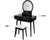 CURA Vanity Dressing Table with Lighted Mirror and Stool