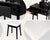 CURA Vanity Dressing Table with Lighted Mirror and Stool