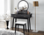 CURA Vanity Dressing Table with Lighted Mirror and Stool