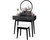 CURA Vanity Dressing Table with Lighted Mirror and Stool