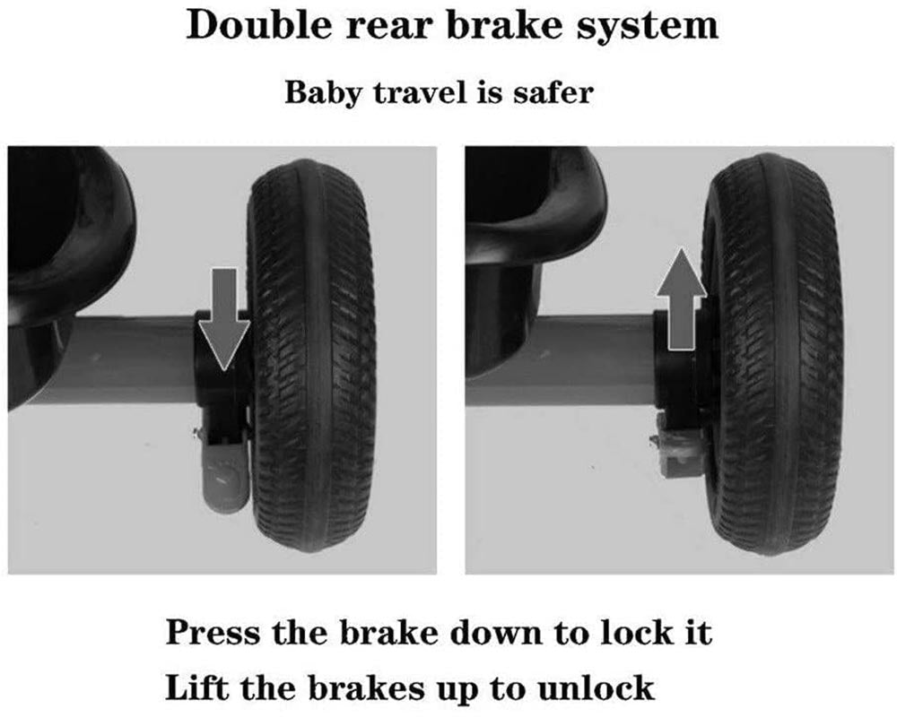 Kids Trike - Adjustable Kids Bike with Parent Steering (Blue)