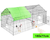 Outdoor Chicken Coop Metal Outdoor Chicken Coop Run for Backyard