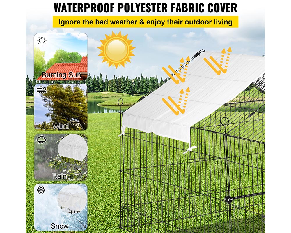 Outdoor Chicken Coop Metal Outdoor Chicken Coop Run for Backyard