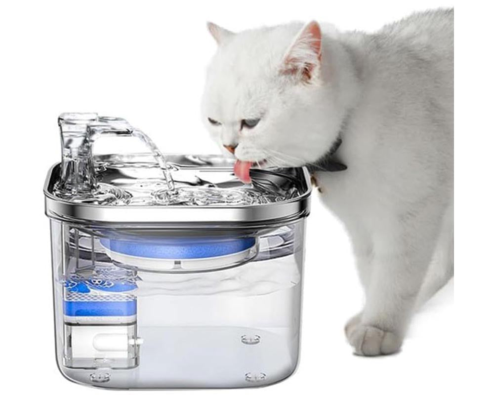 Cat Water Fountain 2L with Induction & Constant Temperature