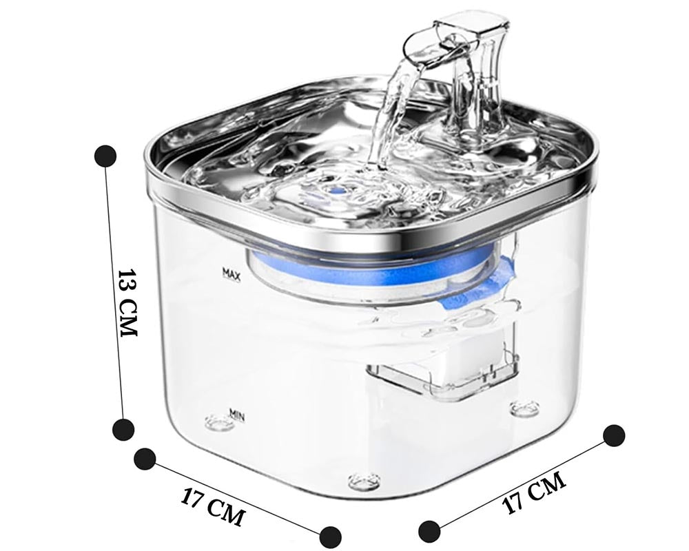 Cat Water Fountain 2L with Induction & Constant Temperature