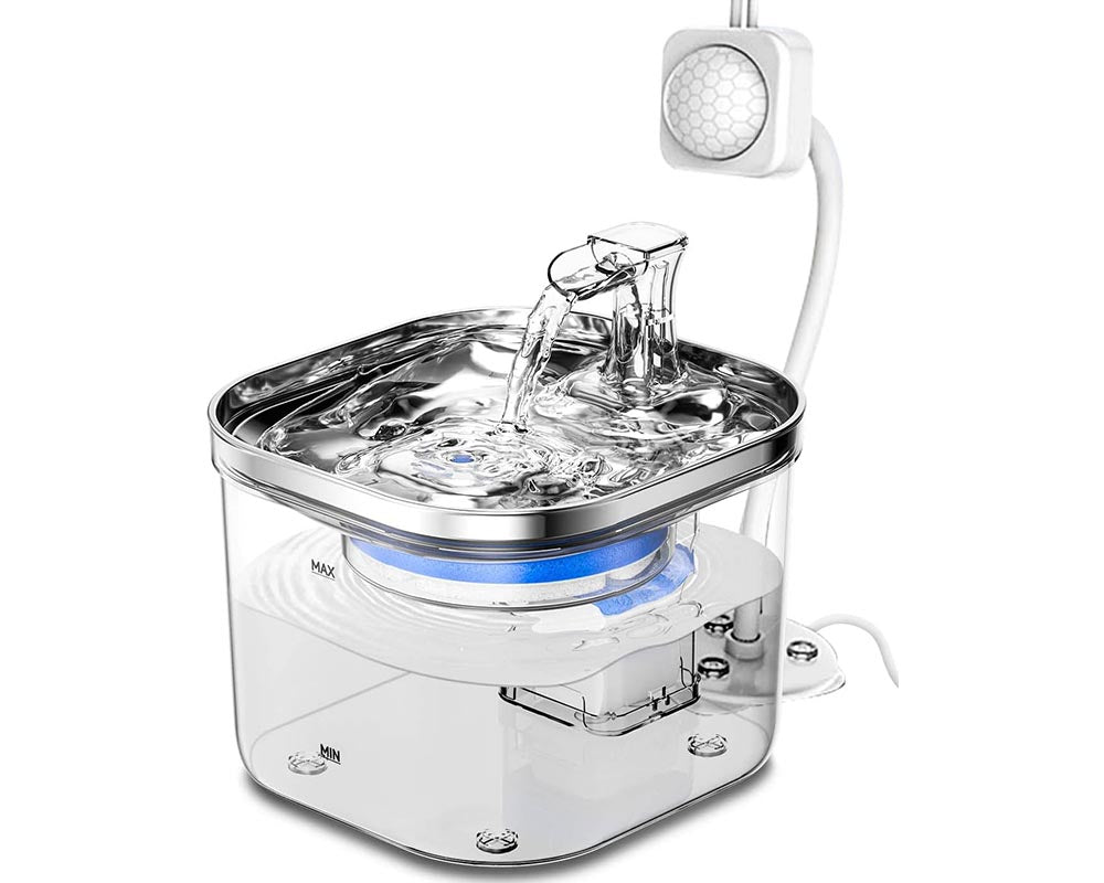 Cat Water Fountain 2L with Induction & Constant Temperature