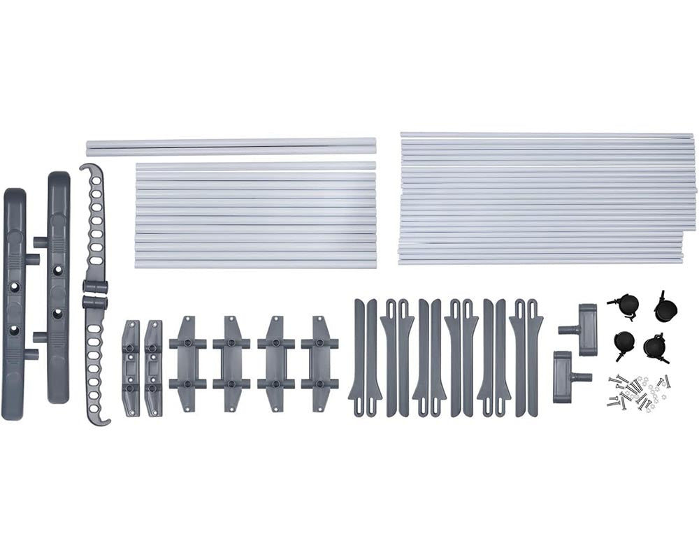 Foldable Clothes Drying Rack - Extra Large 4-Tier Air Drying Stand