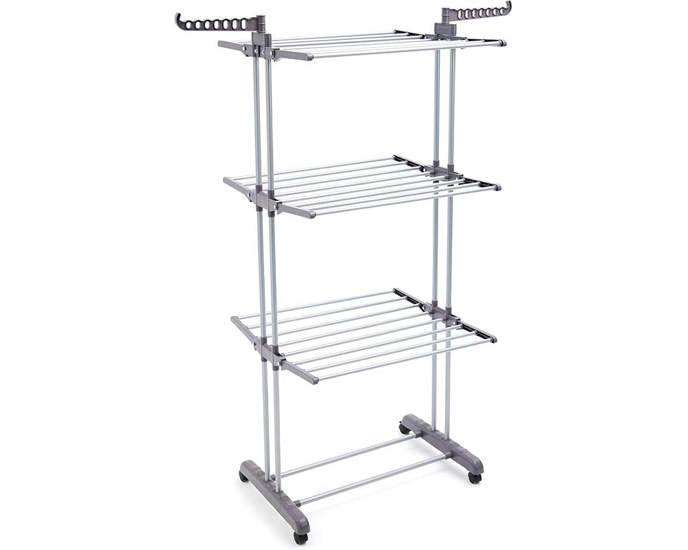 Foldable Clothes Drying Rack - Extra Large 4-Tier Air Drying Stand