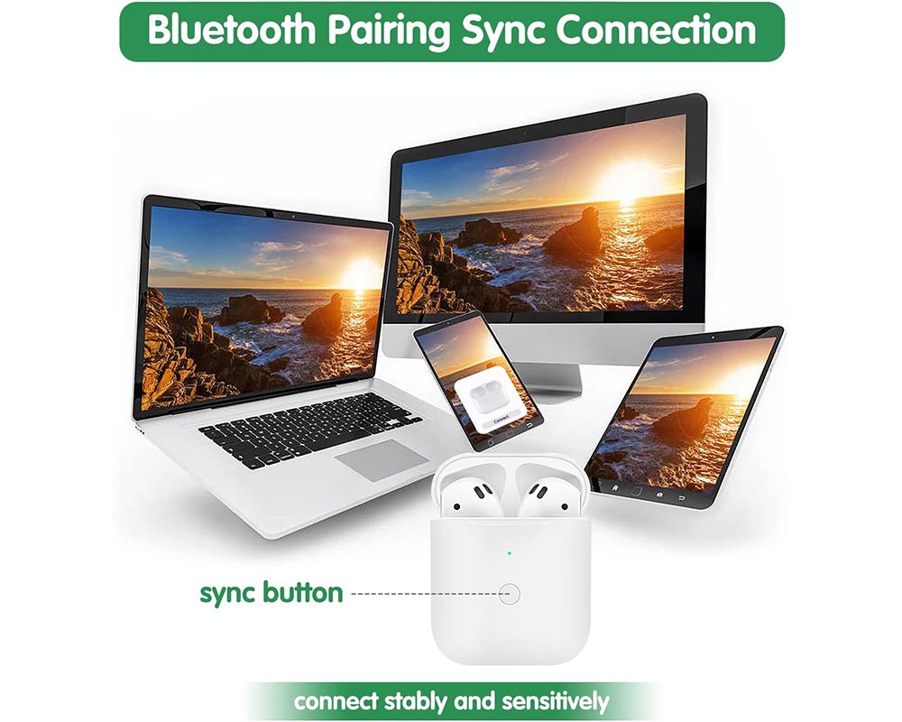 Wireless Charging Case Compatible with AirPods 1 & 2