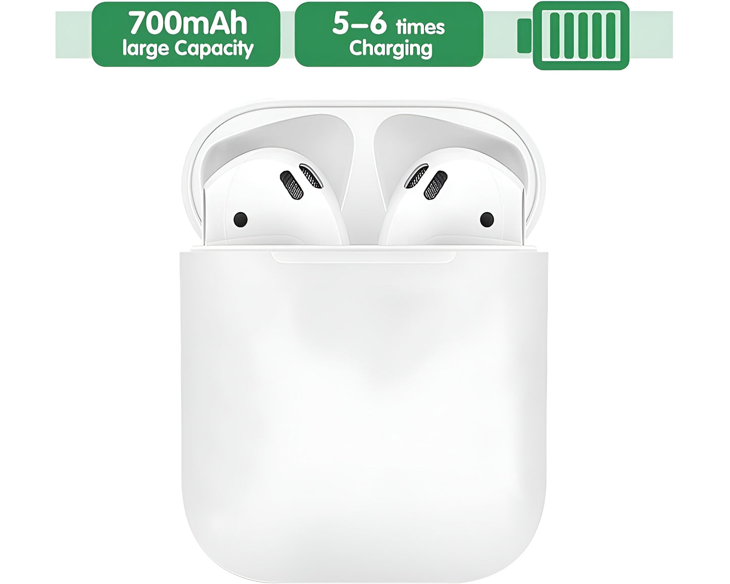 AirPods 1 and 2 Charging Case – Wireless Replacement Charging Case 700mAh