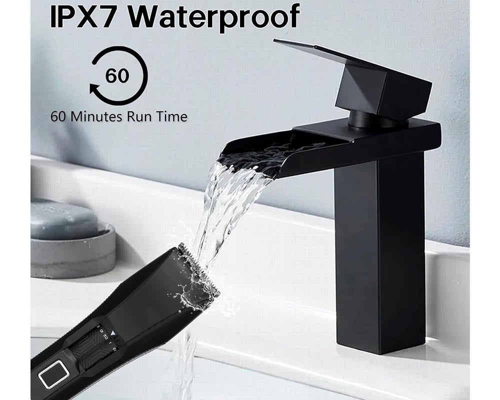 Men's Beard Trimmer, 20 Length Adjustable Blade Wheel
