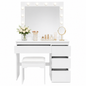 Dressing Table with HD Mirror Vanity