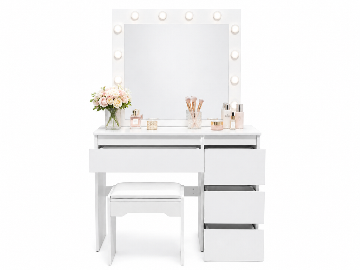 Dressing Table with HD Mirror Vanity