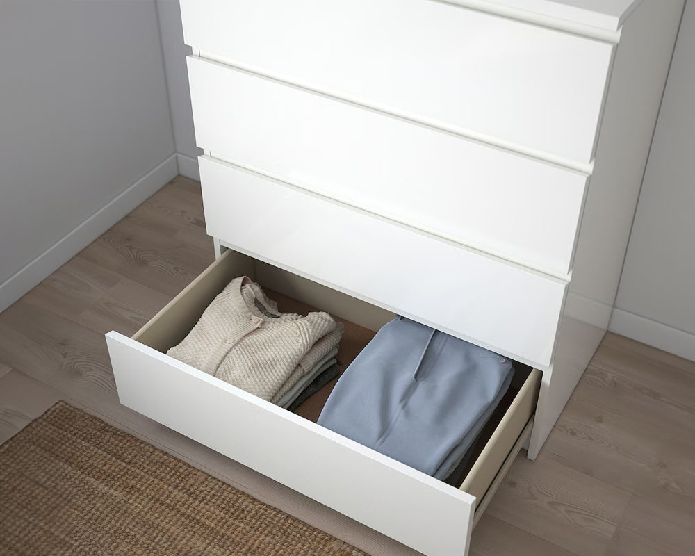 Tallboy Dresser 4 Chest Of Drawers Storage Cabinet