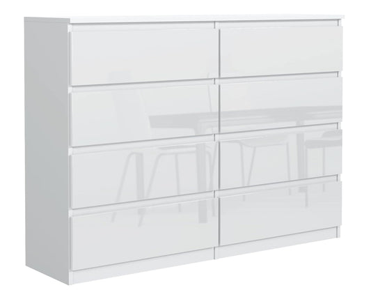 CURA 8-Drawer Chest – Modern Bedroom Dresser & Storage Cabinet
