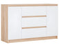 Modern Handle-Free Chest of Drawers – 140cm Storage Cabinet