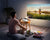 Mini Projector Portable HD 1080P Projector Video Projector with WiFi Screen Mirroring
