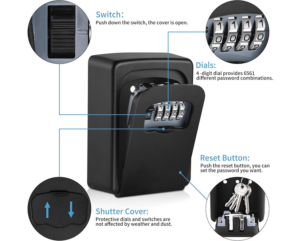 Key Storage Lock Box Key Safe Box