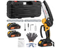 6Inch Mini Chainsaw with 21V Battery Cordless Handheld Electric Chainsaw