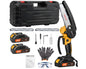6Inch Mini Chainsaw with 21V Battery Cordless Handheld Electric Chainsaw