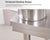 Stainless Steel Workbench Durable Food Prep Table with Backsplash Undershelf