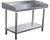 Stainless Steel Workbench Durable Food Prep Table with Backsplash Undershelf
