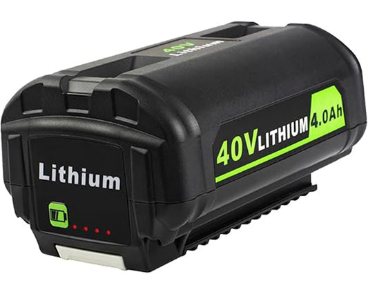 4.0Ah Battery Replacement for Ryobi 40V - Compatible with Ryobi OP4015 OP4040 OP4026A OP40201 OP4050A Cordless Power Tools