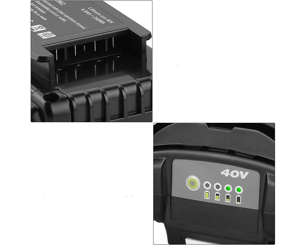 OP4060 40V 5.0Ah Lithium-Ion Ryobi 40V Battery Replacement for Ryobi Cordless Power Tools