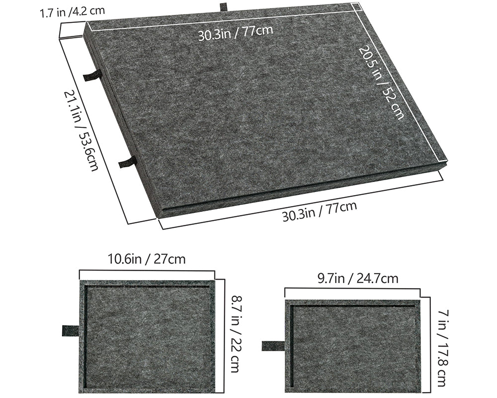 Tilting Portable Jigsaw Puzzle Table with 2 in 1 Stand & Cover Lightweight Felt Puzzle Board with 6 Drawers