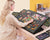 Tilting Portable Jigsaw Puzzle Table with 2 in 1 Stand & Cover Lightweight Felt Puzzle Board with 6 Drawers