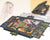 Tilting Portable Jigsaw Puzzle Table with 2 in 1 Stand & Cover Lightweight Felt Puzzle Board with 6 Drawers