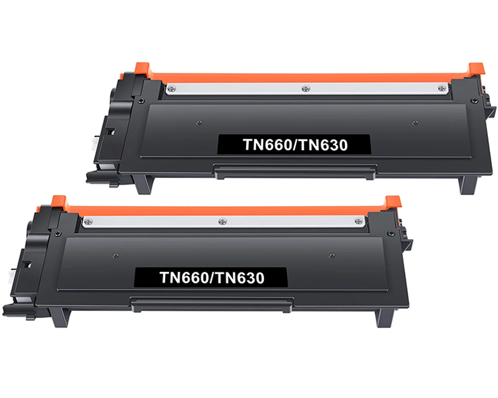 Toner Cartridge Compatible for Brother TN660 TN630 2Pack