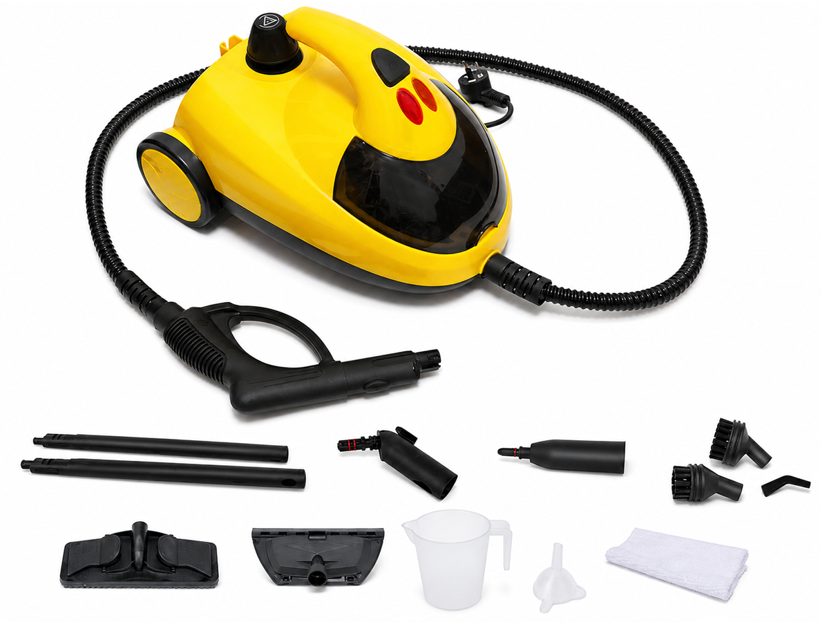 Portable Handheld Steam Cleaner 1800W Multifunctional High Temperature Pressurized Steam Cleaning Machine