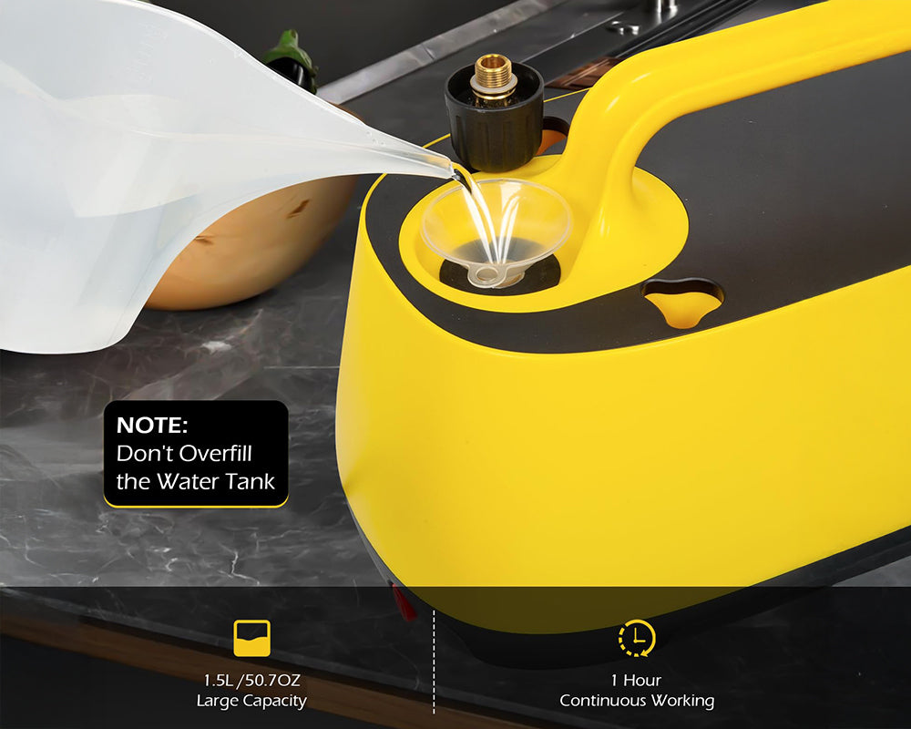 Portable Handheld Steam Cleaner 1800W Multifunctional High Temperature Pressurized Steam Cleaning Machine