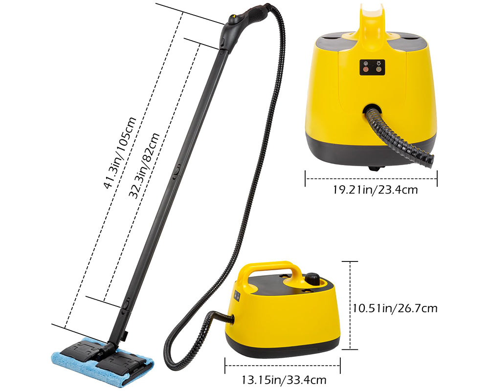 Portable Handheld Steam Cleaner 1800W Multifunctional High Temperature Pressurized Steam Cleaning Machine