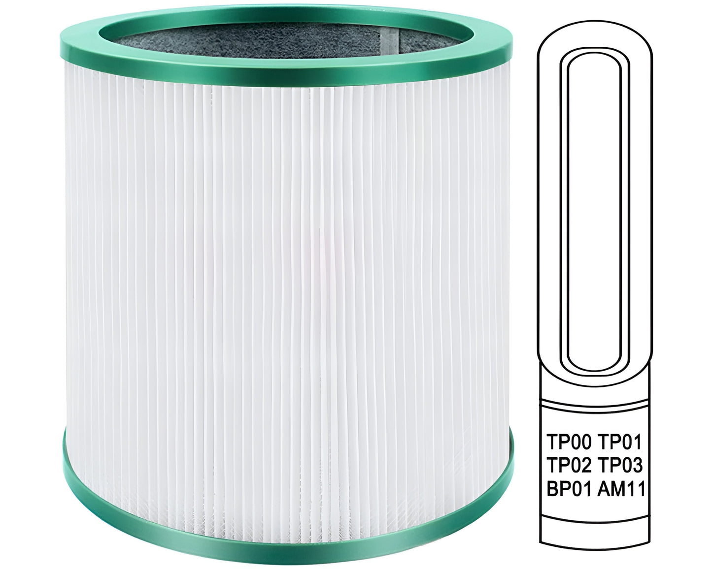 Dyson Air Purifier Filter – Replacement Air Purifier Filter for Dyson Tower (Part 968126-03)