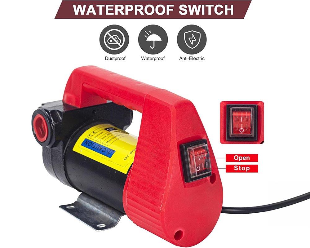 Fuel Transfer Pump 12V 175W High Flow Diesel Oil Pump